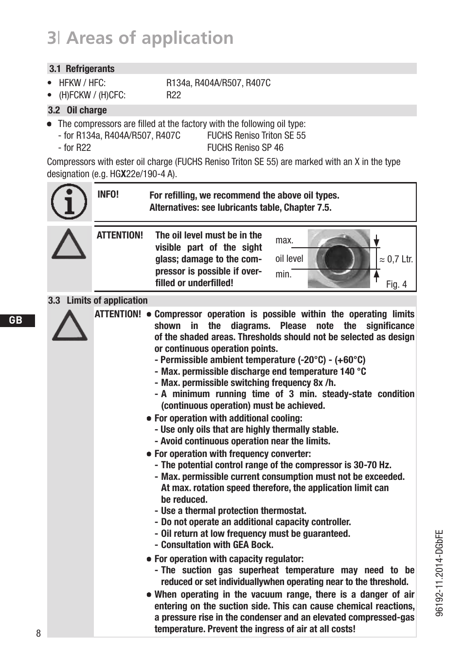 3 | areas of application | GEA Bock HG22e A User Manual | Page 8 / 28