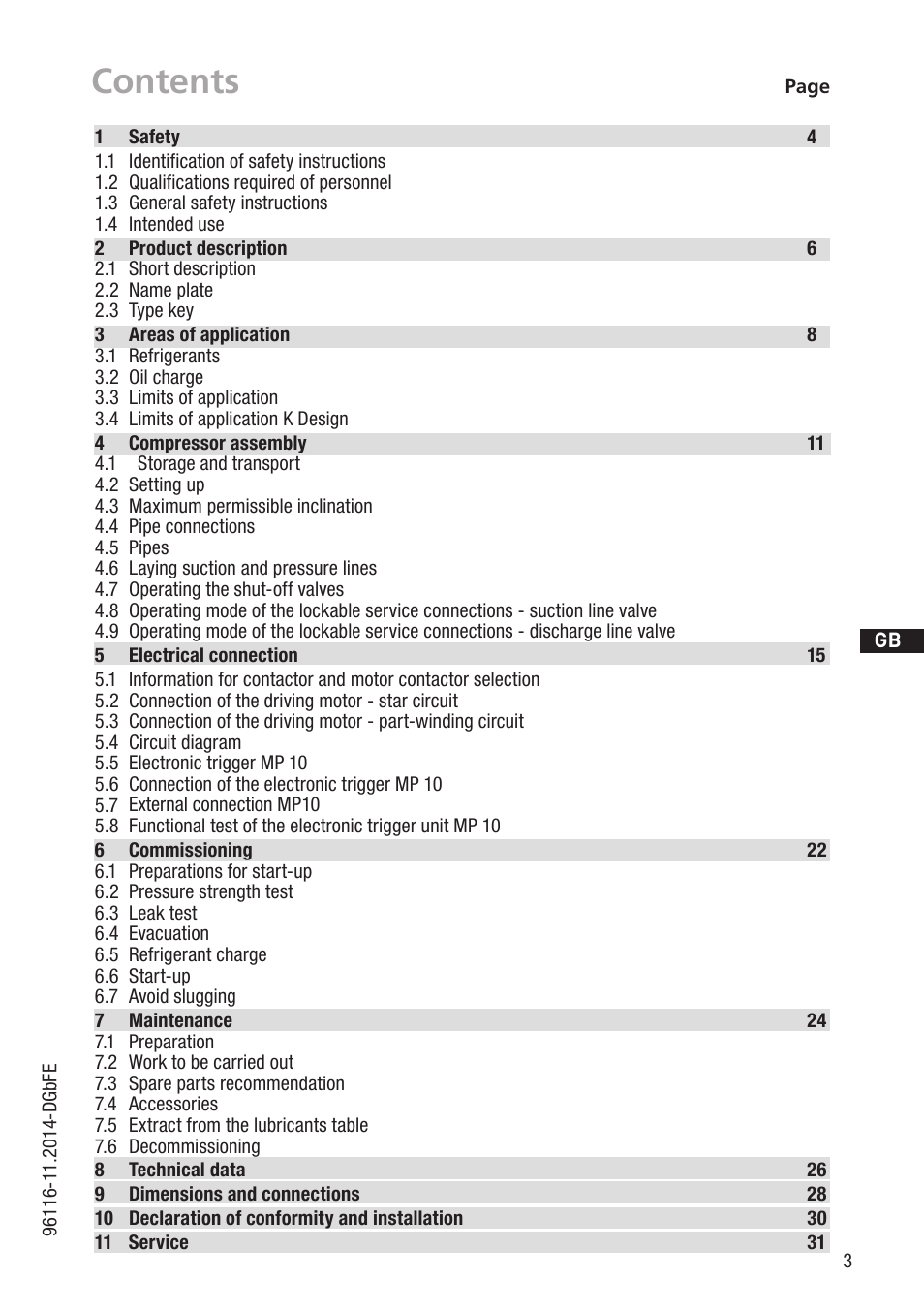 GEA Bock HGX34P 2 pole User Manual | Page 3 / 32