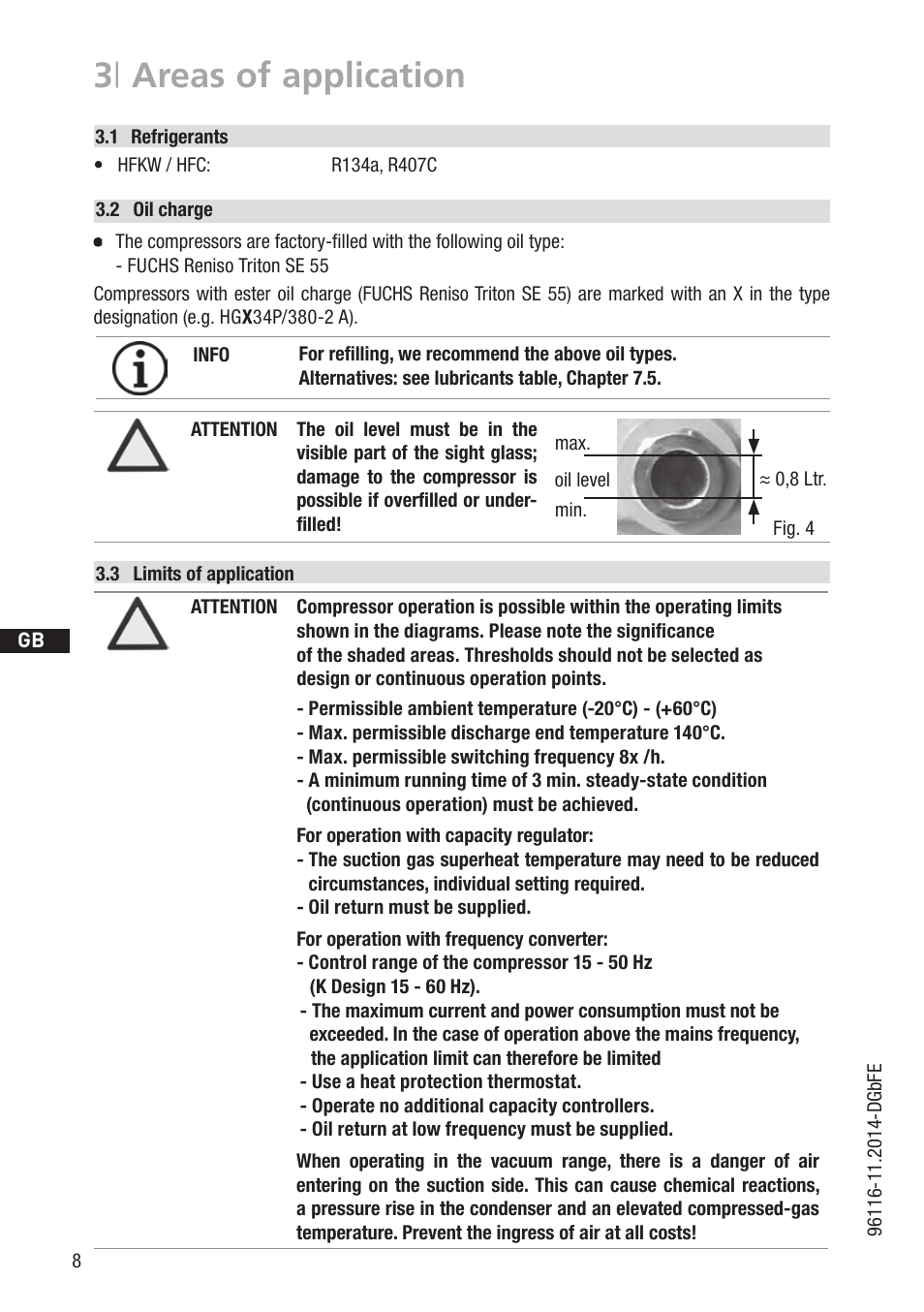 3 | areas of application | GEA Bock HGX34P 2 pole User Manual | Page 8 / 32