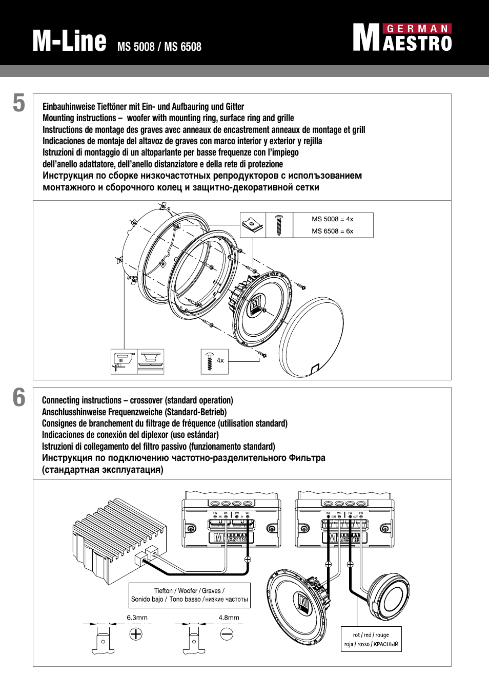 M-line | GermanMAESTRO MS 6508 User Manual | Page 5 / 8