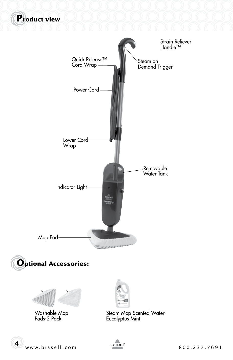 Bissell 94E9 User Manual | Page 4 / 12