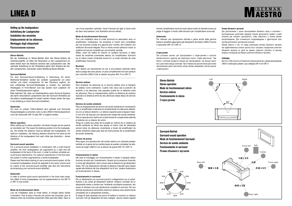Linea d | GermanMAESTRO LINEA-D User Manual | Page 2 / 5