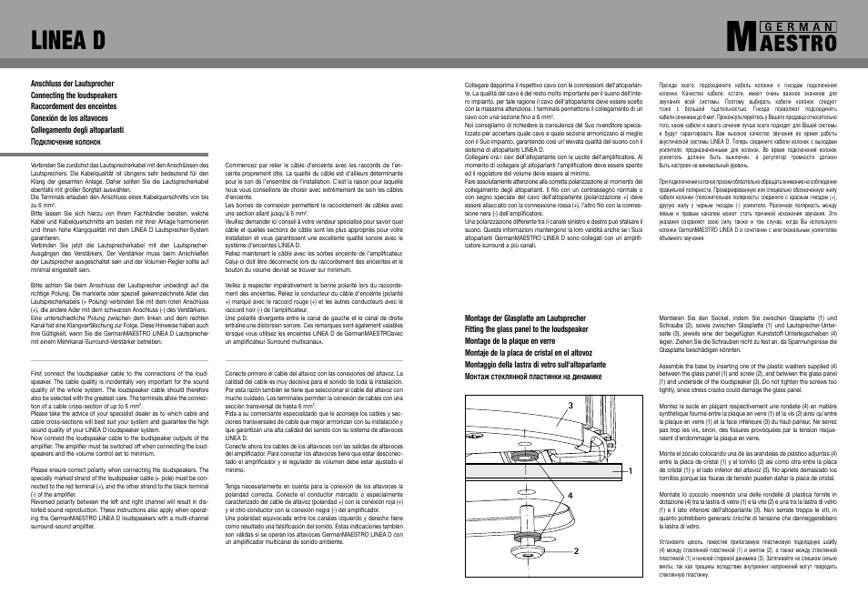 Linea d | GermanMAESTRO LINEA-D User Manual | Page 3 / 5