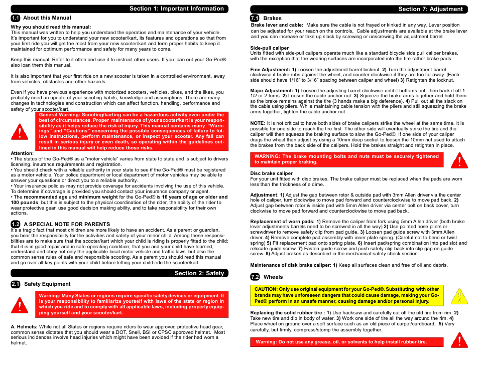 Go-Ped ESR750H PPV User Manual | Page 4 / 8