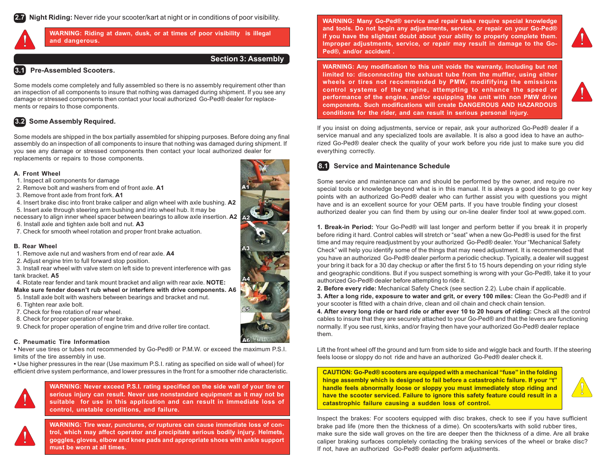 Go-Ped Know-Ped User Manual | Page 8 / 10