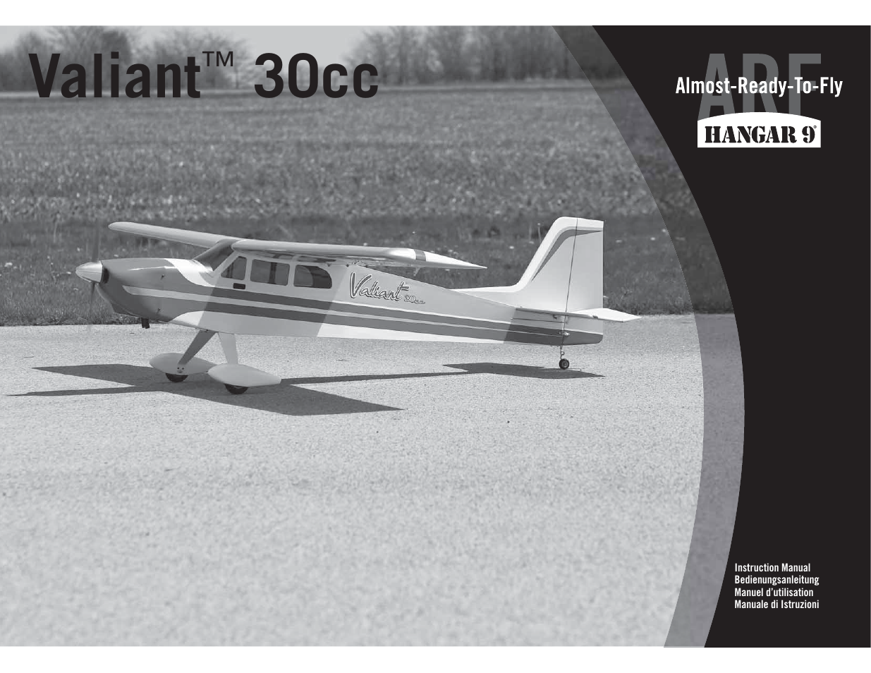 Hangar 9 Valiant 30cc ARF User Manual | 72 pages