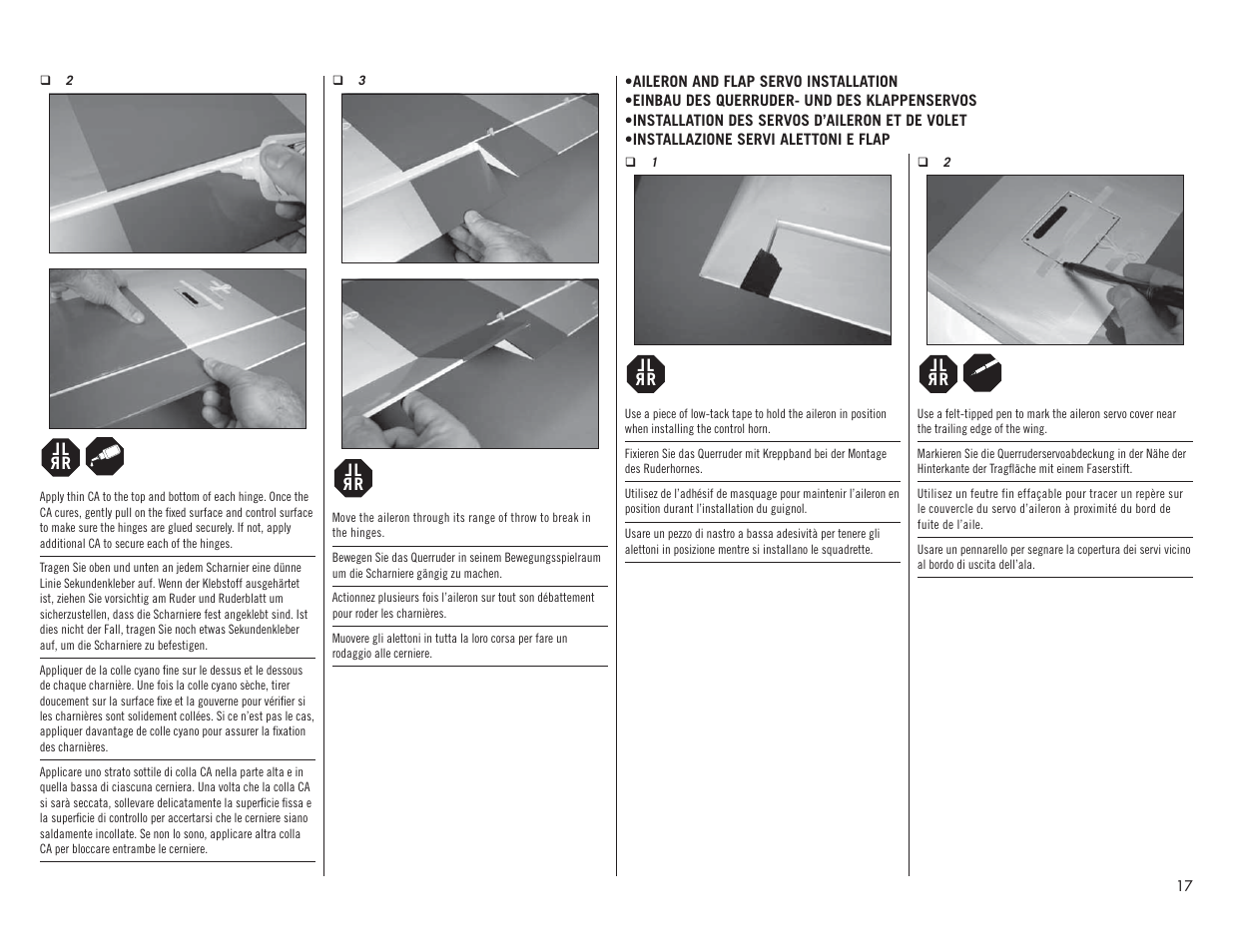 Hangar 9 Valiant 30cc ARF User Manual | Page 17 / 72