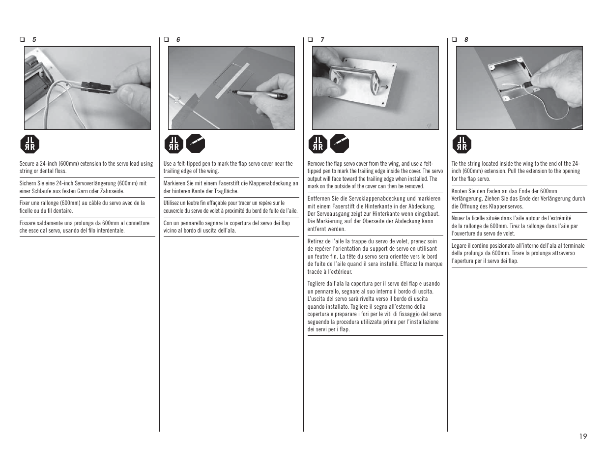 Hangar 9 Valiant 30cc ARF User Manual | Page 19 / 72