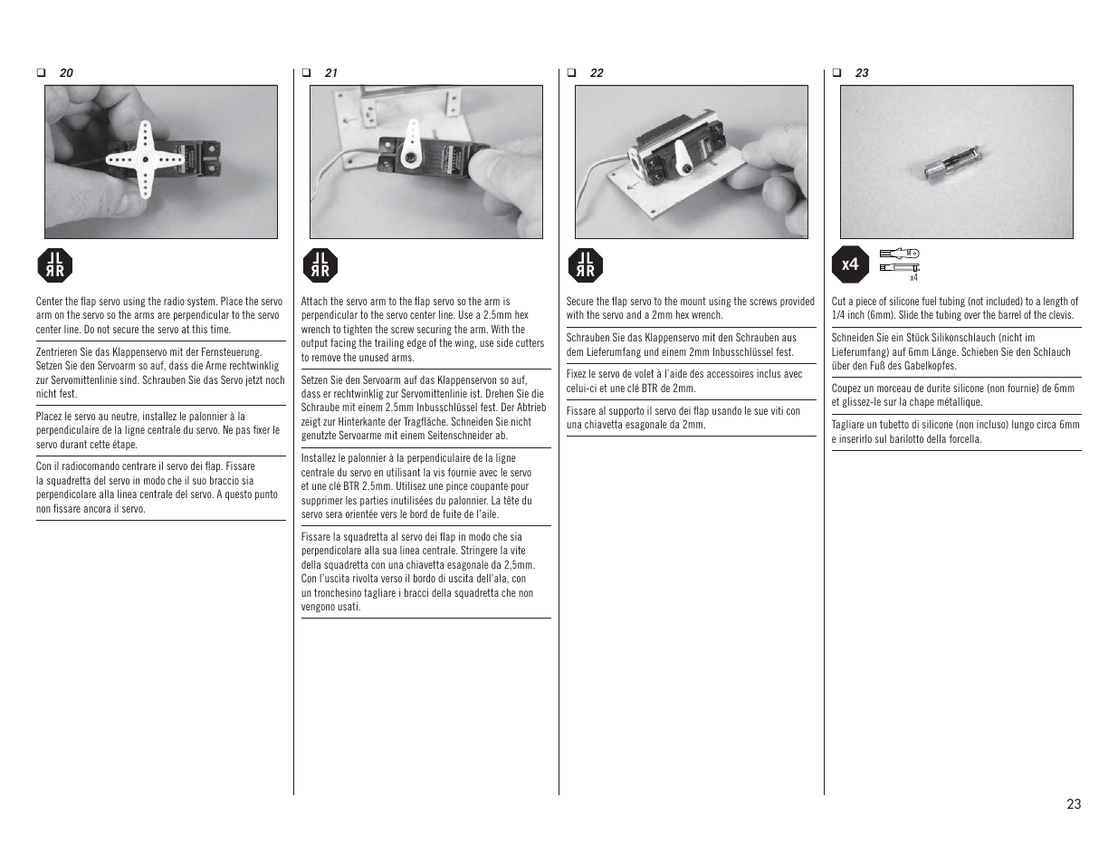Hangar 9 Valiant 30cc ARF User Manual | Page 23 / 72