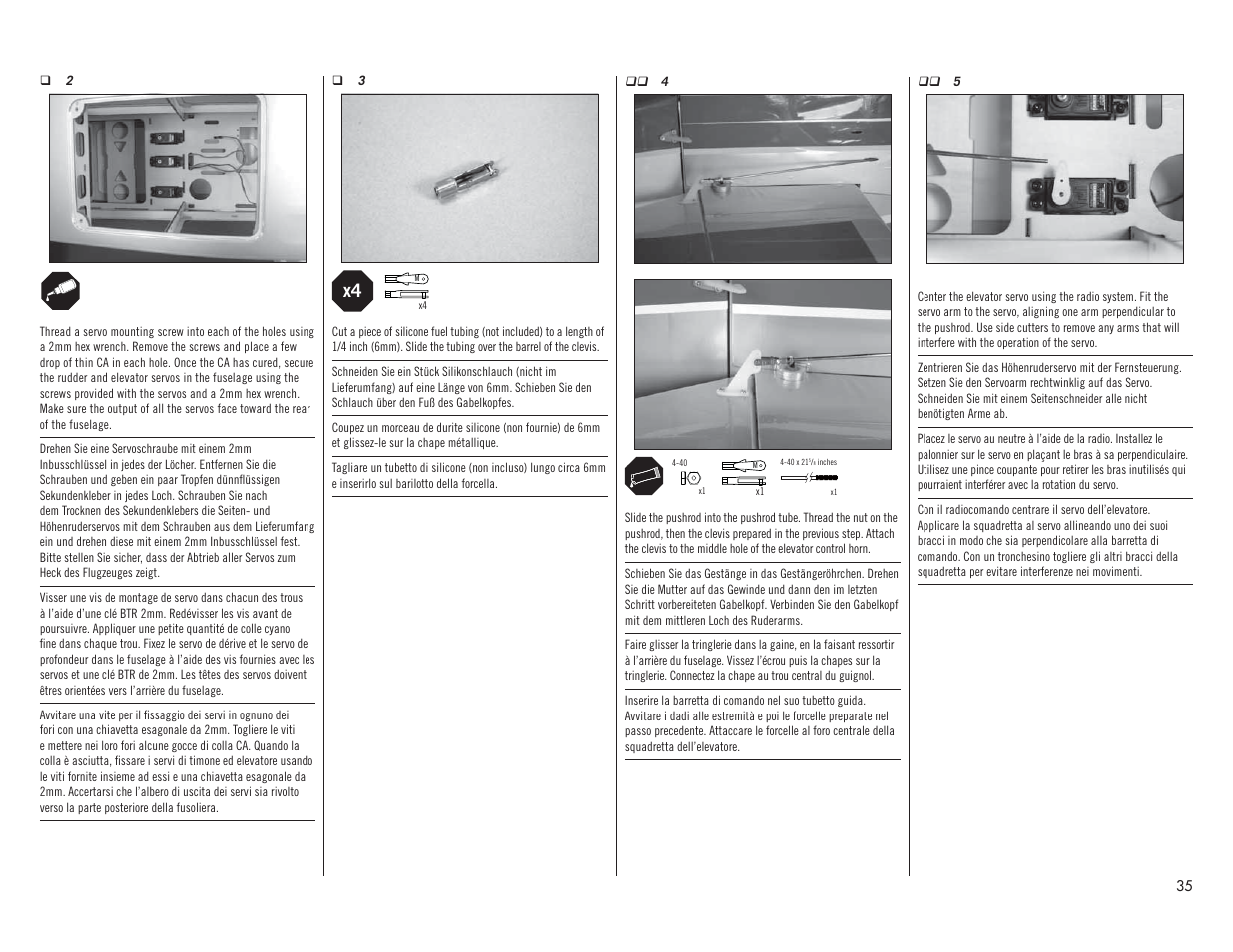 Hangar 9 Valiant 30cc ARF User Manual | Page 35 / 72