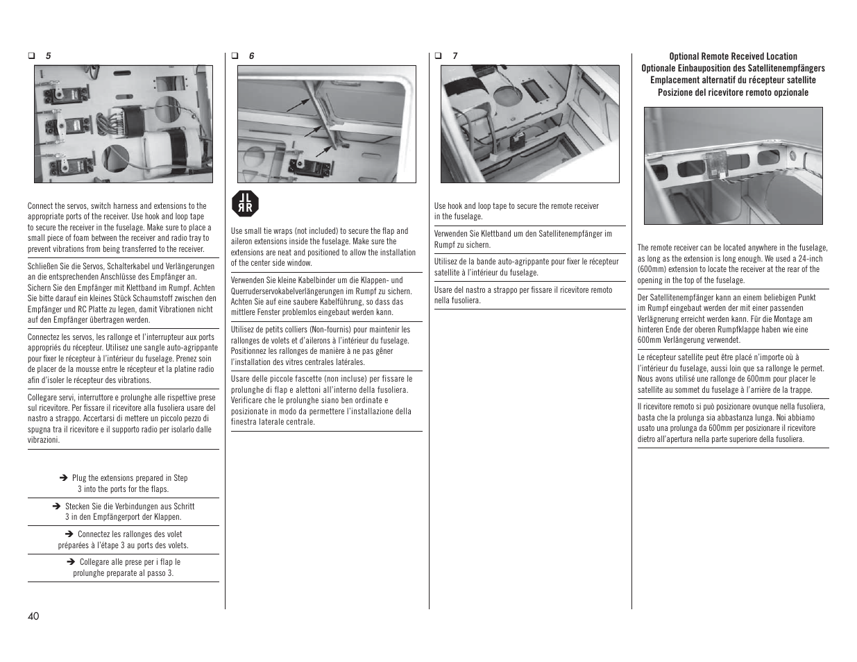 Hangar 9 Valiant 30cc ARF User Manual | Page 40 / 72