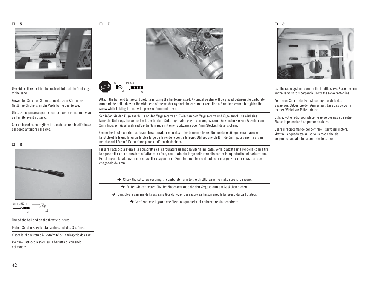 Hangar 9 Valiant 30cc ARF User Manual | Page 42 / 72