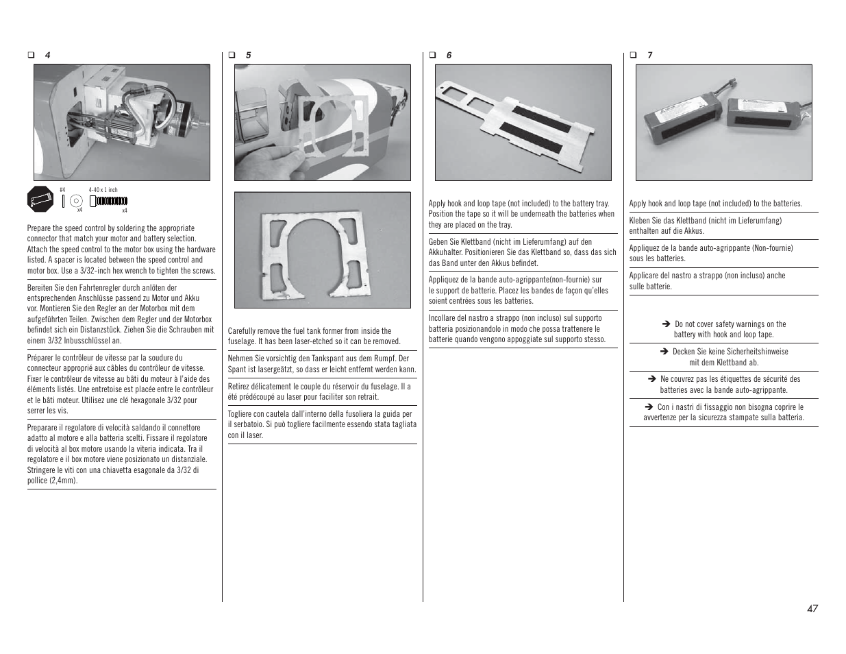 Hangar 9 Valiant 30cc ARF User Manual | Page 47 / 72