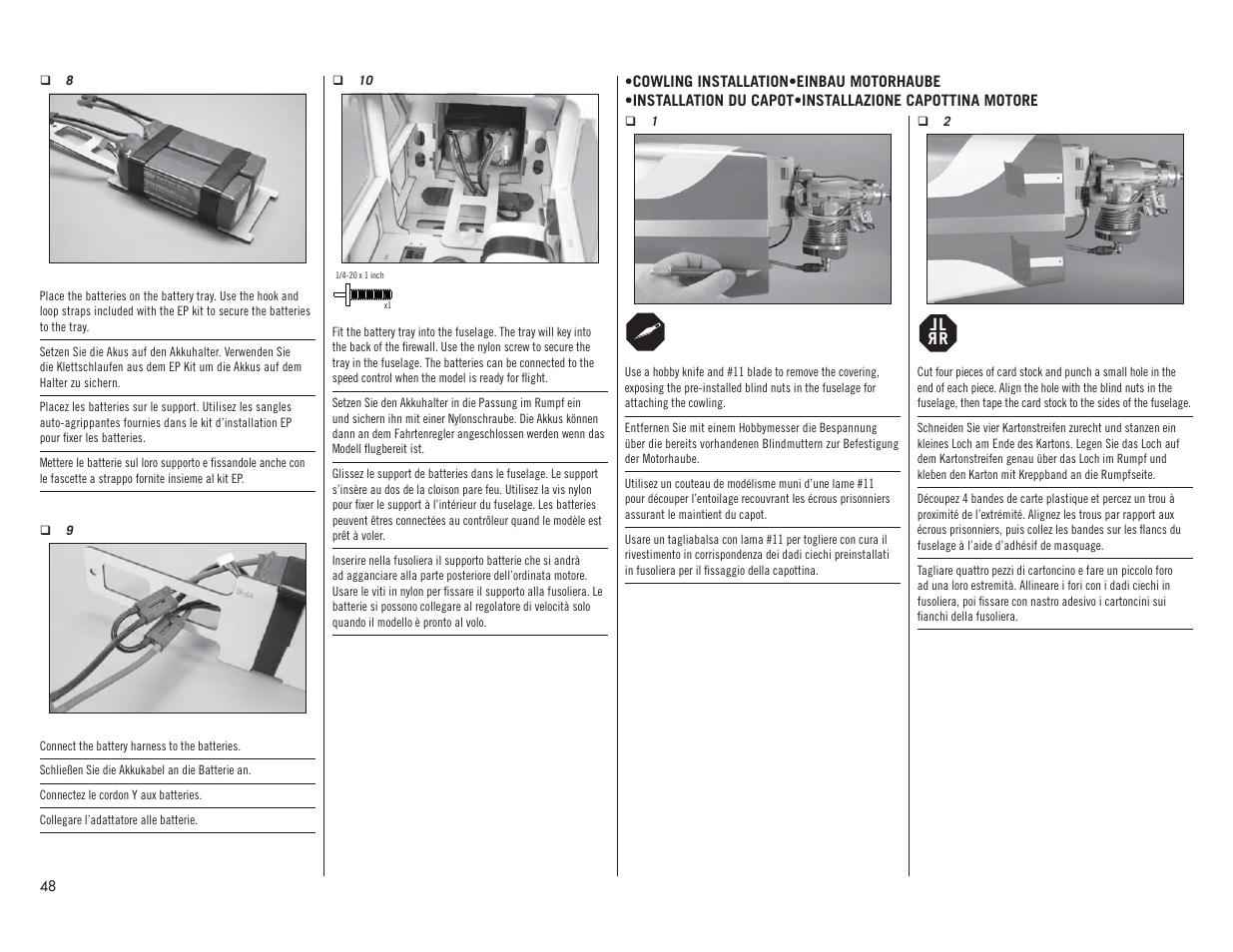 Lr l r | Hangar 9 Valiant 30cc ARF User Manual | Page 48 / 72