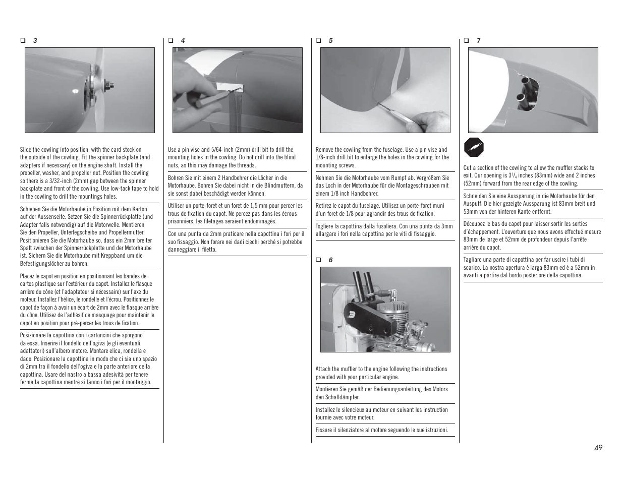 Hangar 9 Valiant 30cc ARF User Manual | Page 49 / 72