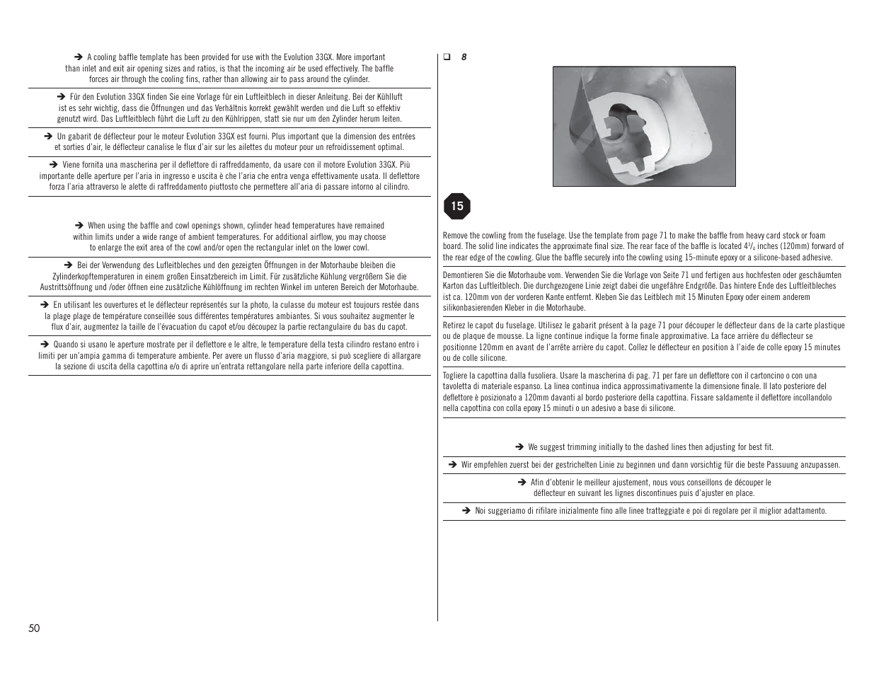 Hangar 9 Valiant 30cc ARF User Manual | Page 50 / 72