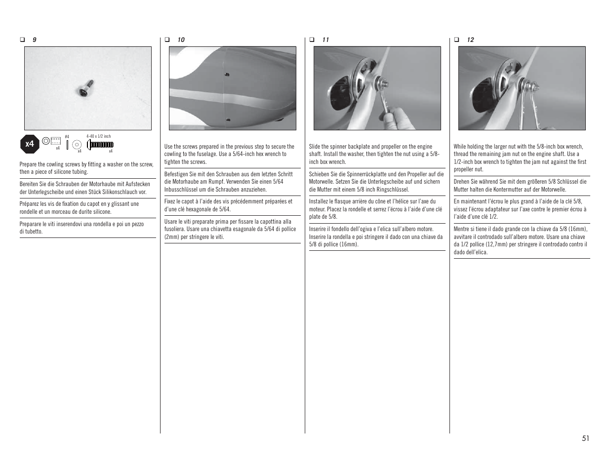 Hangar 9 Valiant 30cc ARF User Manual | Page 51 / 72