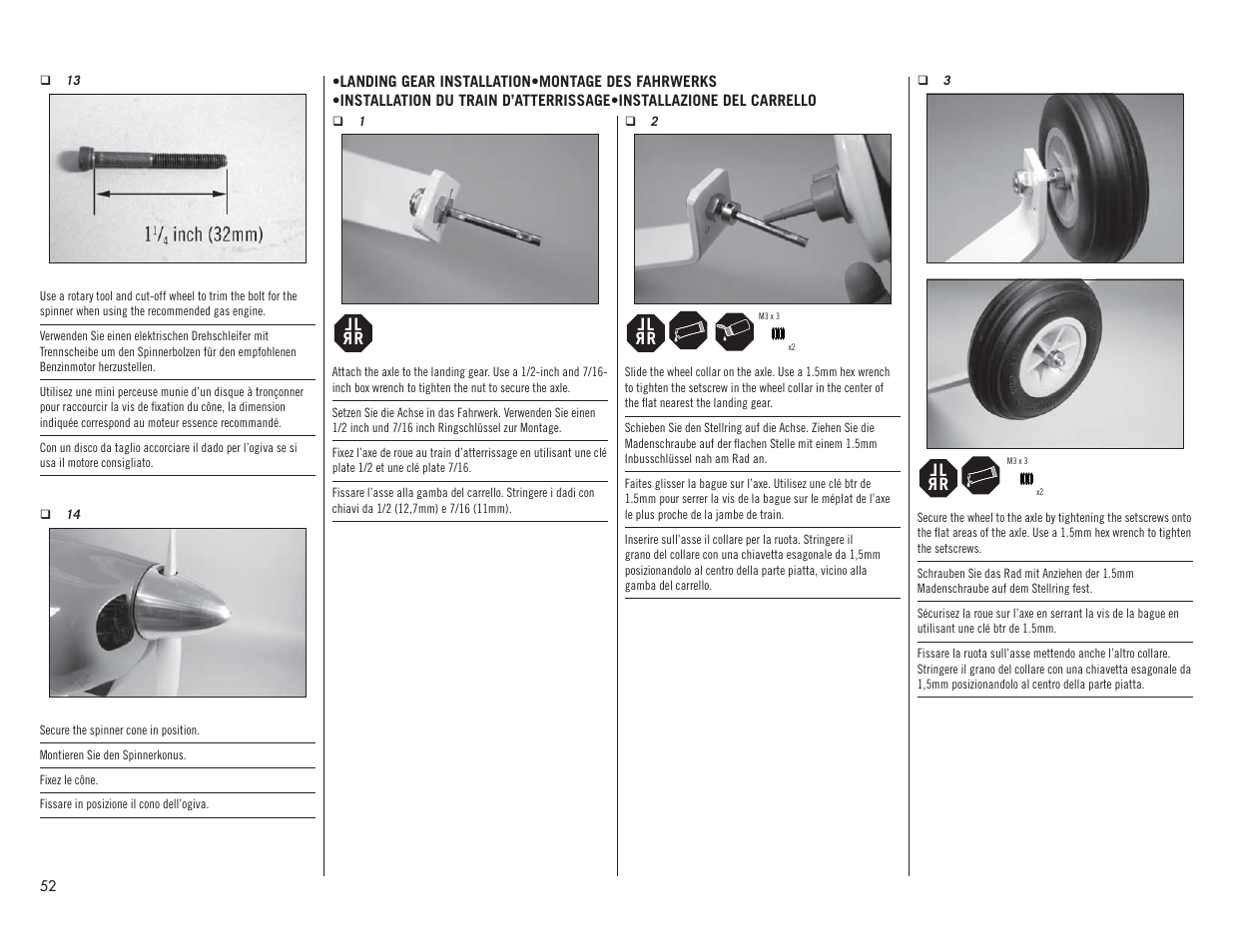 Hangar 9 Valiant 30cc ARF User Manual | Page 52 / 72