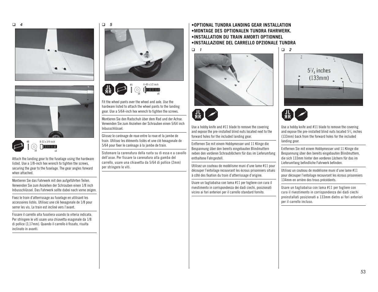 Hangar 9 Valiant 30cc ARF User Manual | Page 53 / 72