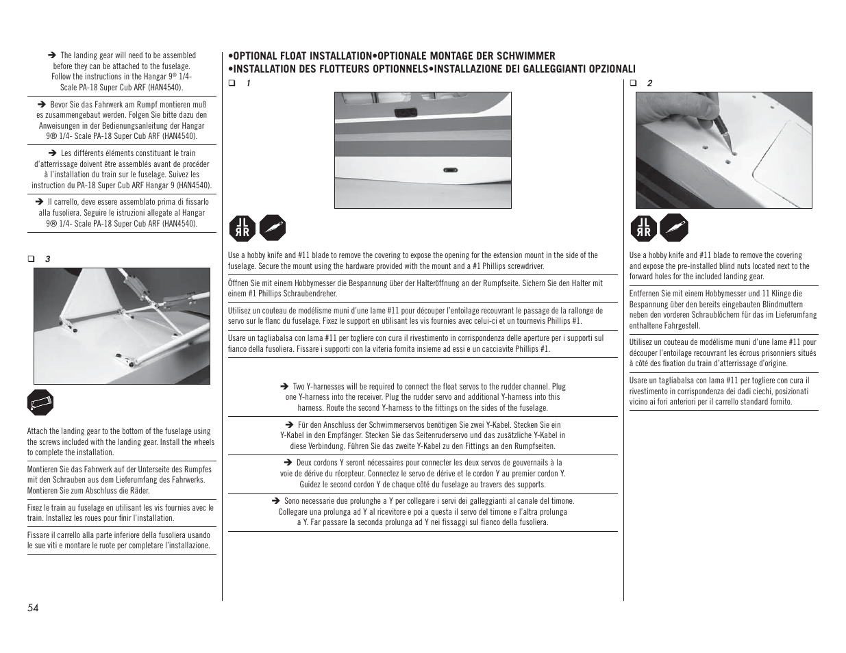 Hangar 9 Valiant 30cc ARF User Manual | Page 54 / 72