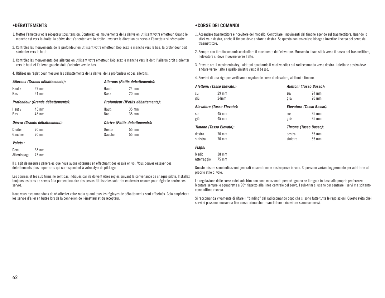 Hangar 9 Valiant 30cc ARF User Manual | Page 62 / 72
