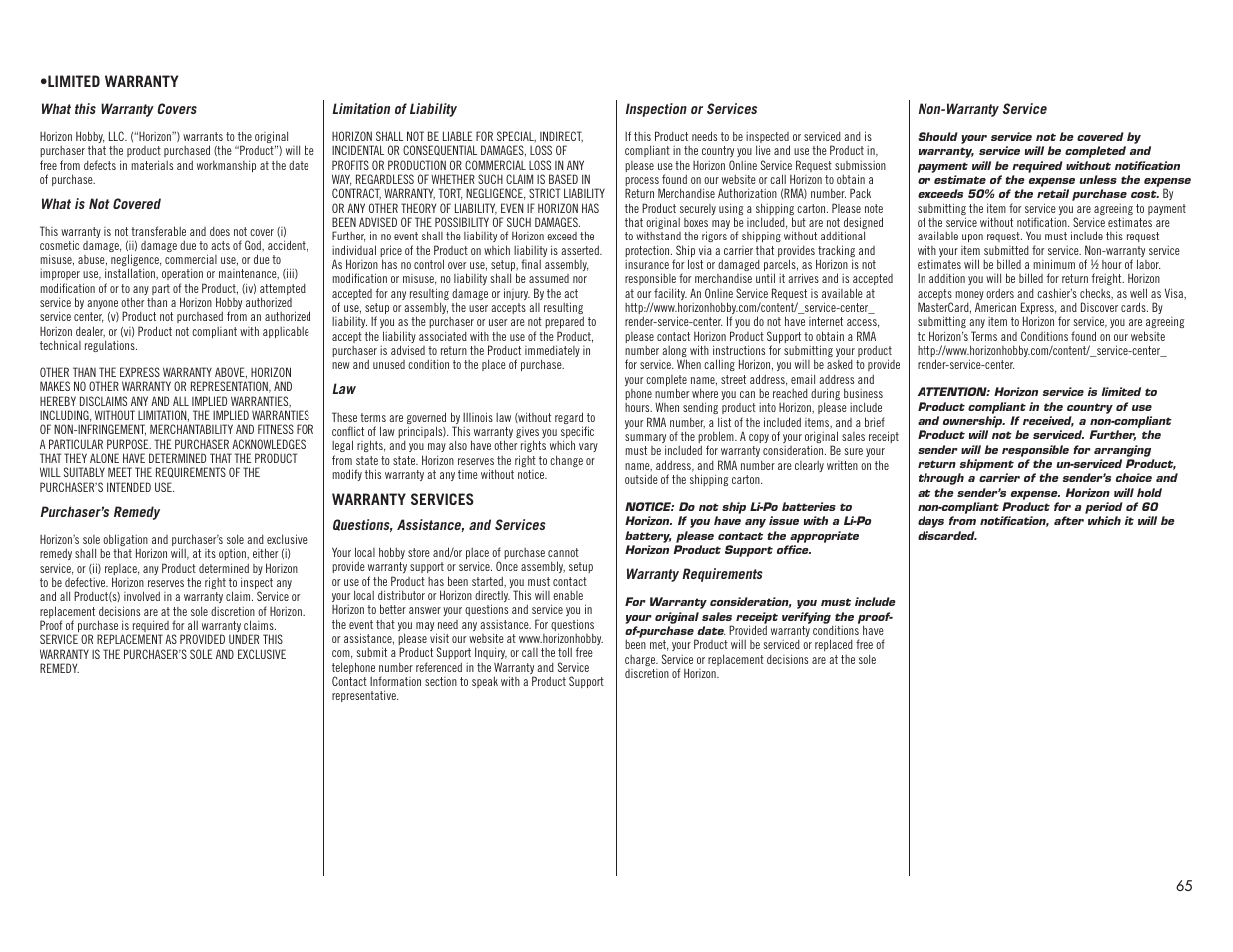 Hangar 9 Valiant 30cc ARF User Manual | Page 65 / 72
