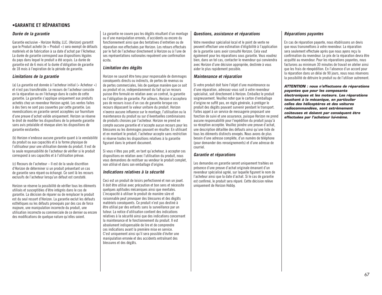 Hangar 9 Valiant 30cc ARF User Manual | Page 67 / 72