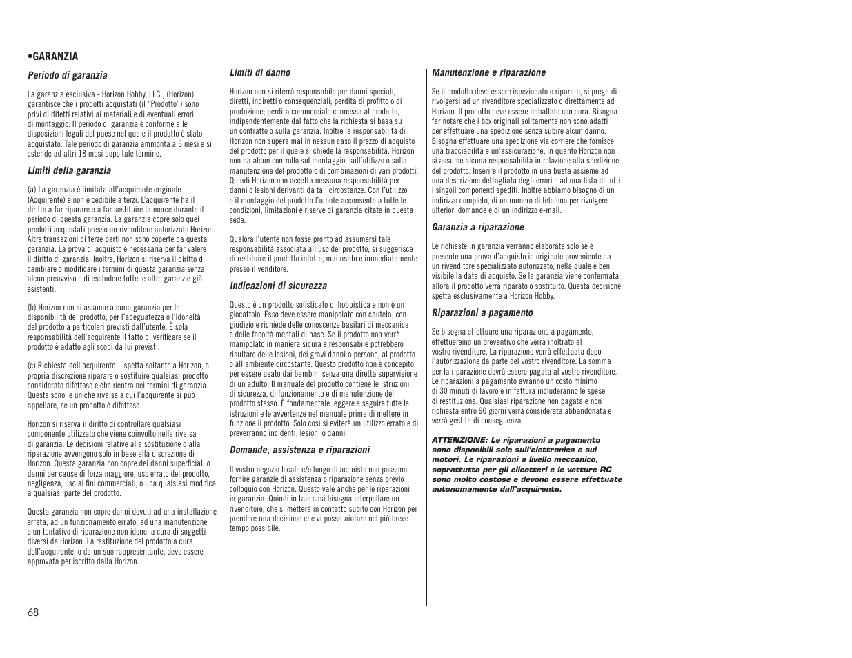 Hangar 9 Valiant 30cc ARF User Manual | Page 68 / 72