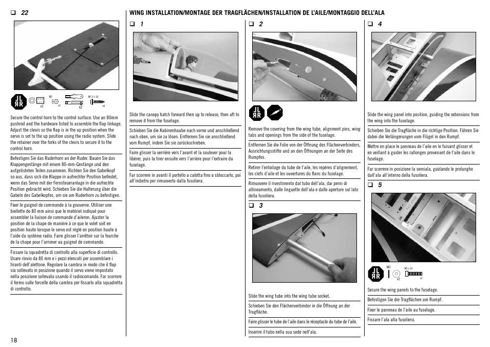 Hangar 9 Meridian 10cc ARF User Manual | Page 18 / 52