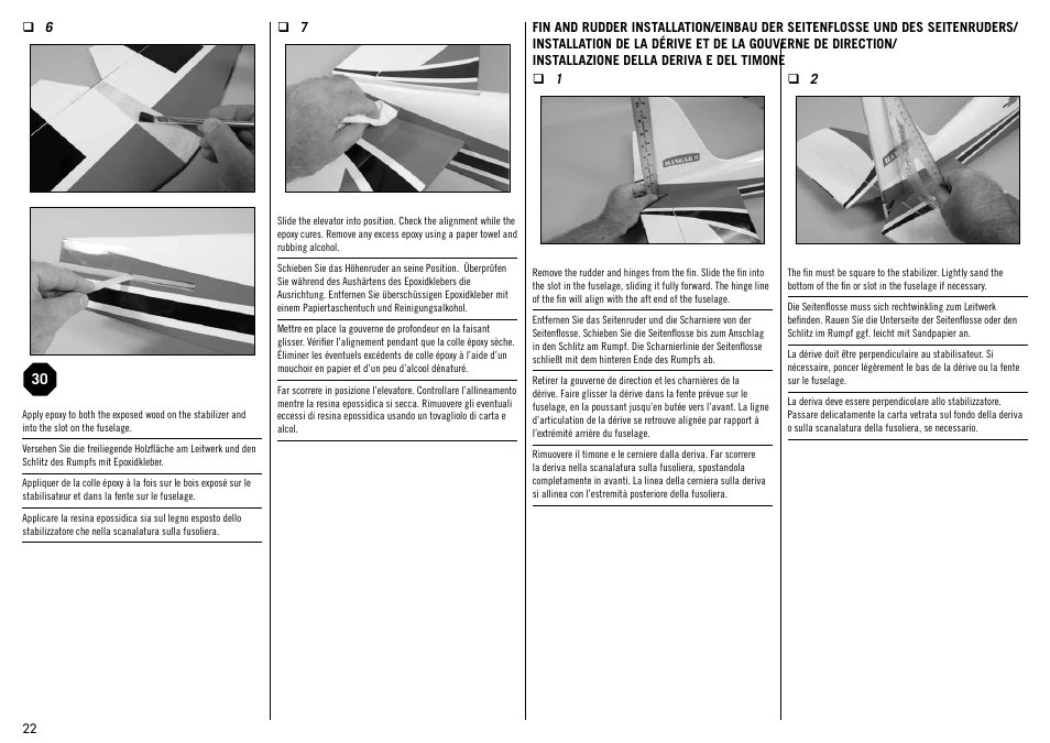 Hangar 9 Meridian 10cc ARF User Manual | Page 22 / 52