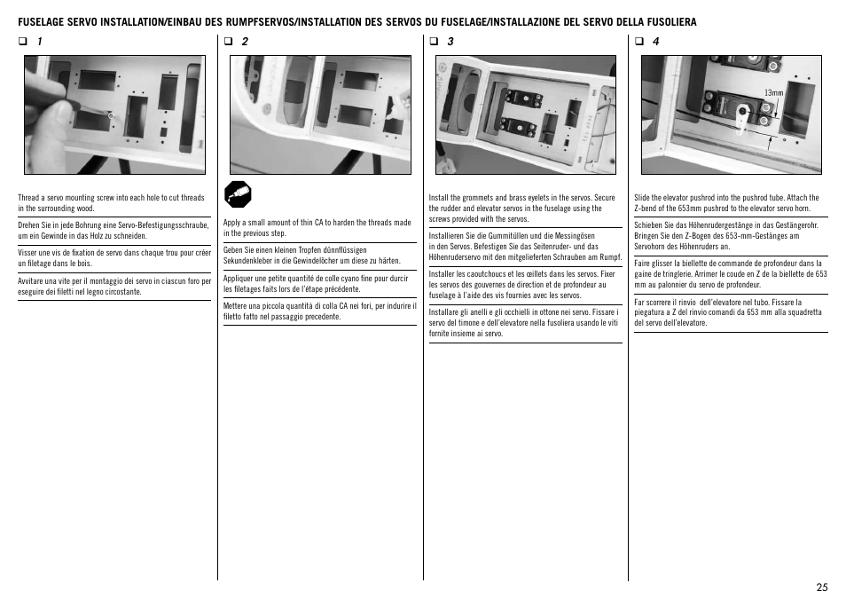 Hangar 9 Meridian 10cc ARF User Manual | Page 25 / 52