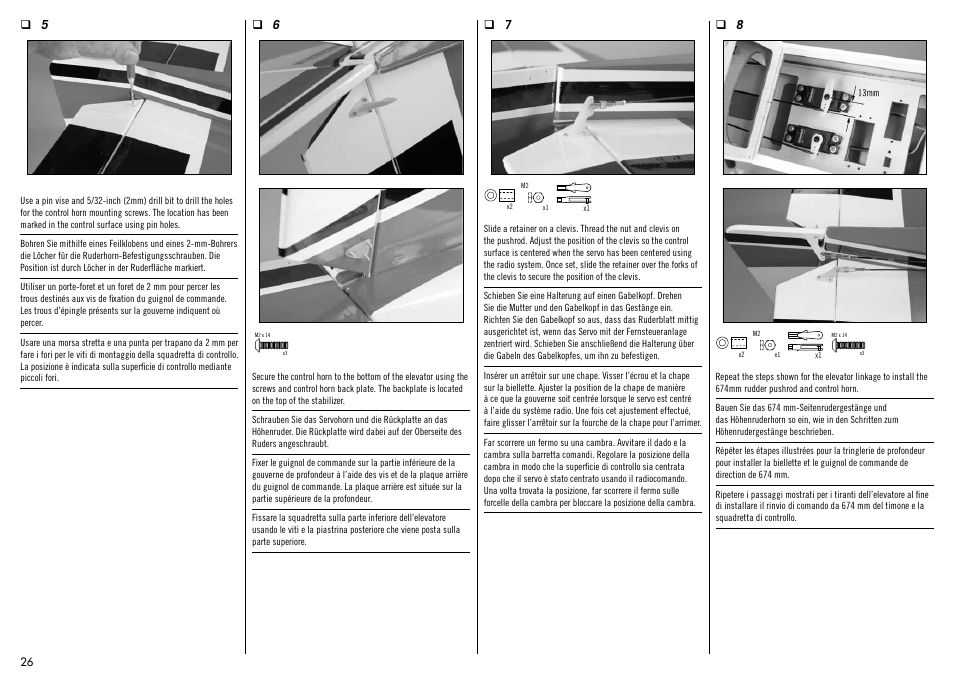 Hangar 9 Meridian 10cc ARF User Manual | Page 26 / 52