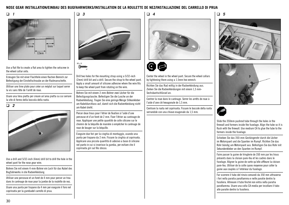 Hangar 9 Meridian 10cc ARF User Manual | Page 30 / 52