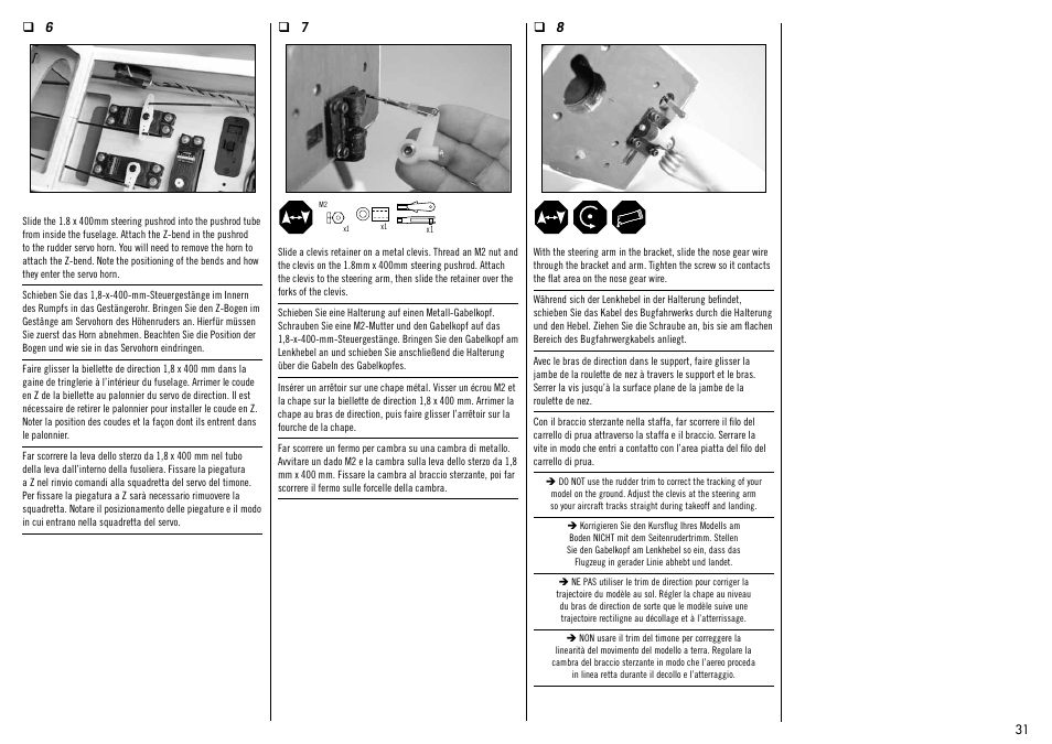 Hangar 9 Meridian 10cc ARF User Manual | Page 31 / 52