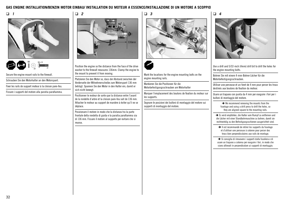 Hangar 9 Meridian 10cc ARF User Manual | Page 32 / 52