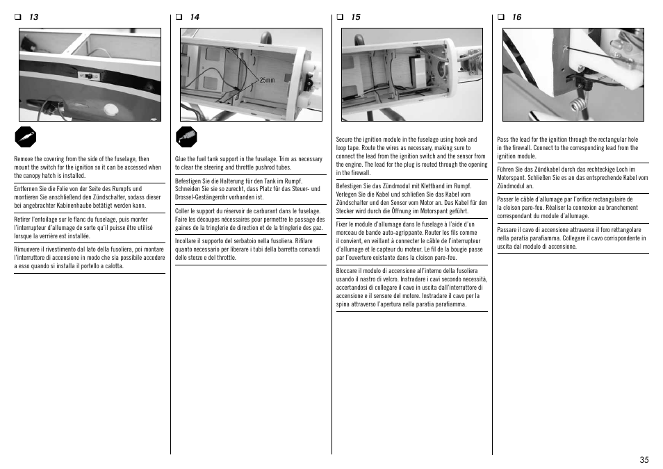 Hangar 9 Meridian 10cc ARF User Manual | Page 35 / 52