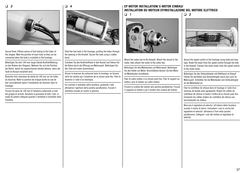 Hangar 9 Meridian 10cc ARF User Manual | Page 37 / 52