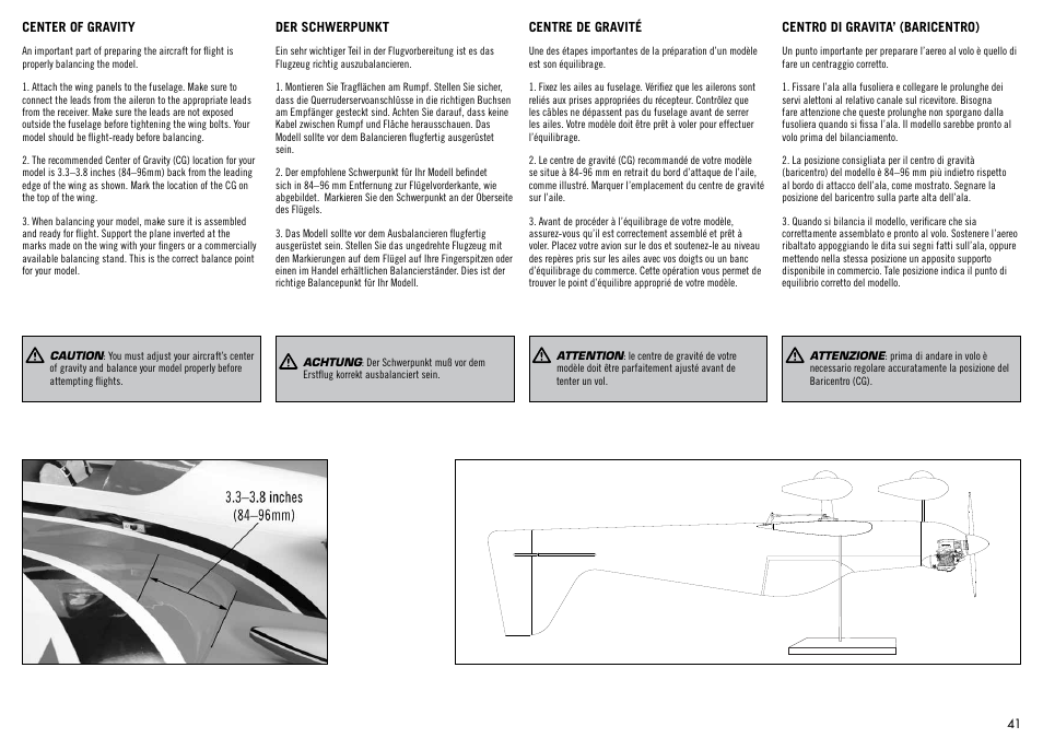 Hangar 9 60 | Hangar 9 Meridian 10cc ARF User Manual | Page 41 / 52