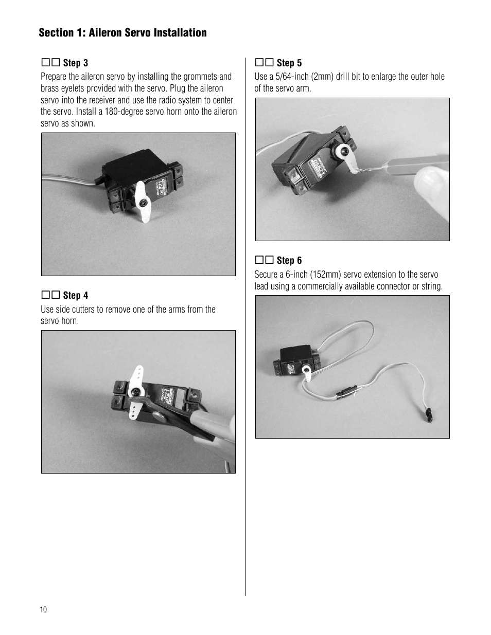 Hangar 9 Pulse XT 60 ARF User Manual | Page 10 / 48