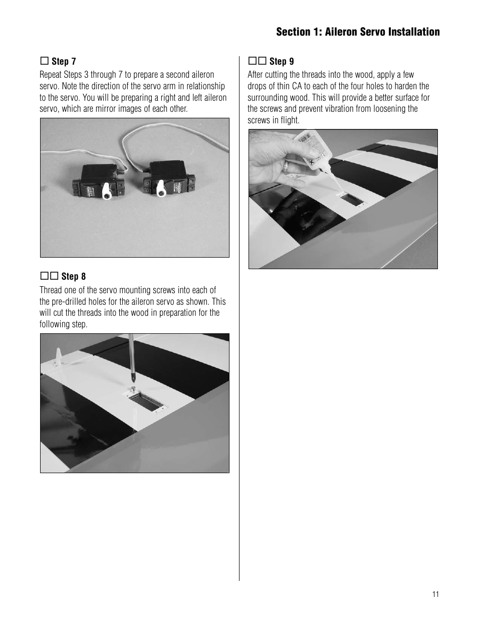 Hangar 9 Pulse XT 60 ARF User Manual | Page 11 / 48
