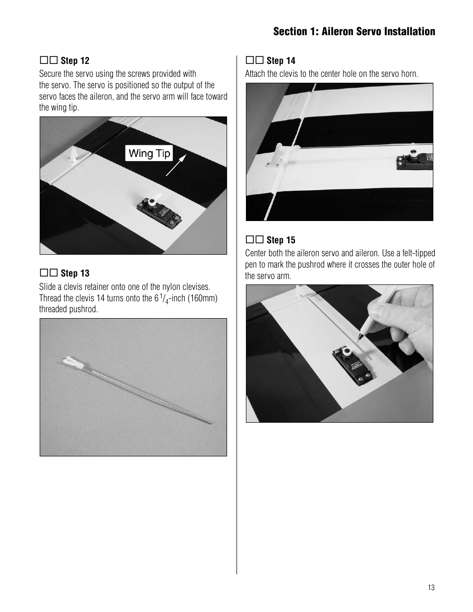 Hangar 9 Pulse XT 60 ARF User Manual | Page 13 / 48