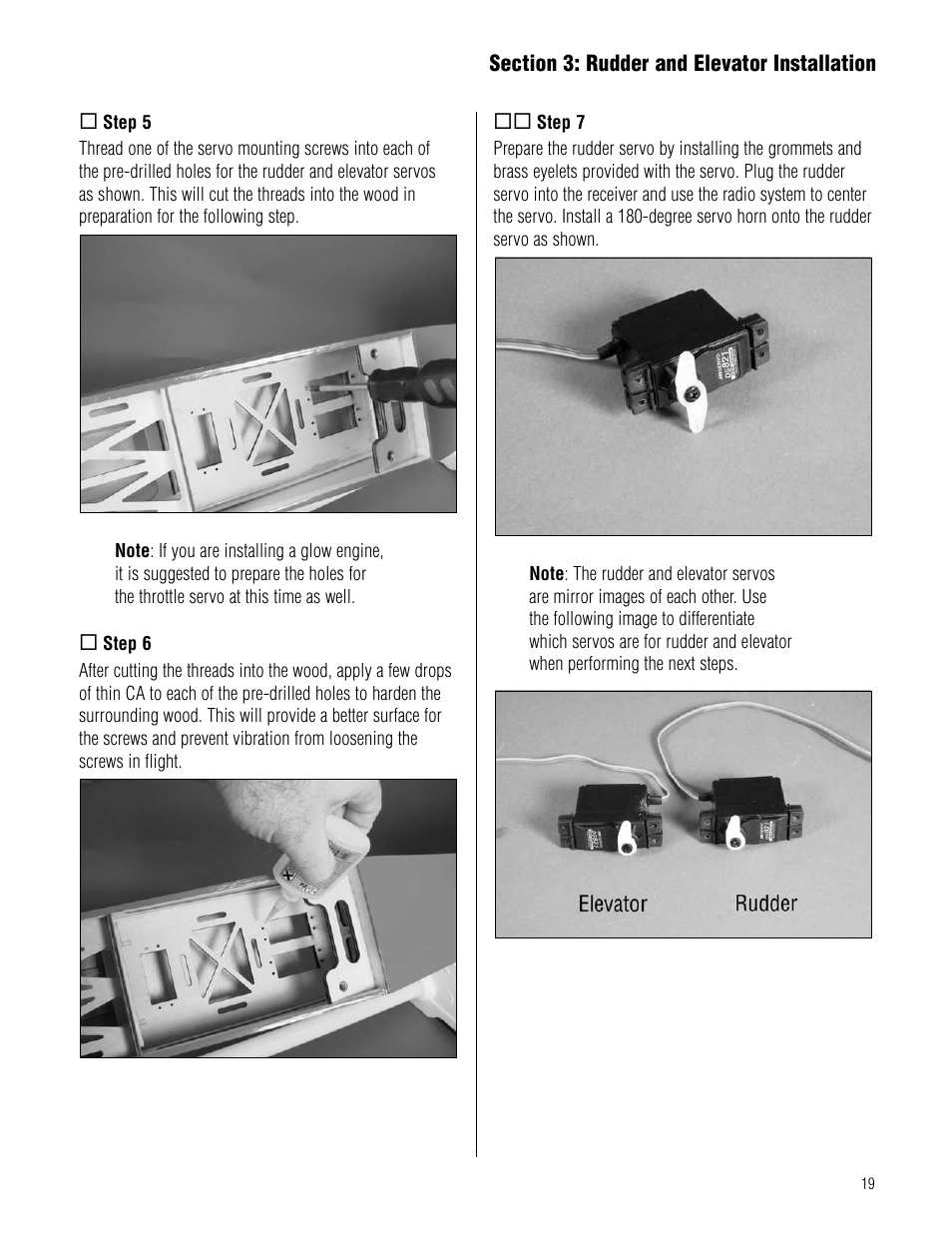 Hangar 9 Pulse XT 60 ARF User Manual | Page 19 / 48