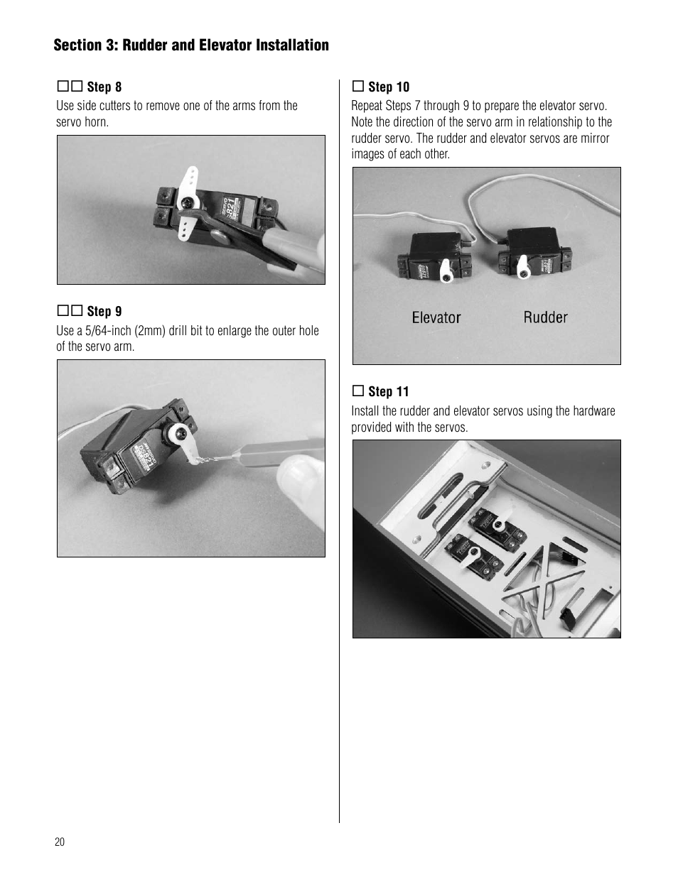 Hangar 9 Pulse XT 60 ARF User Manual | Page 20 / 48