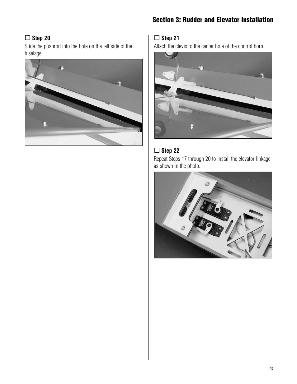 Hangar 9 Pulse XT 60 ARF User Manual | Page 23 / 48