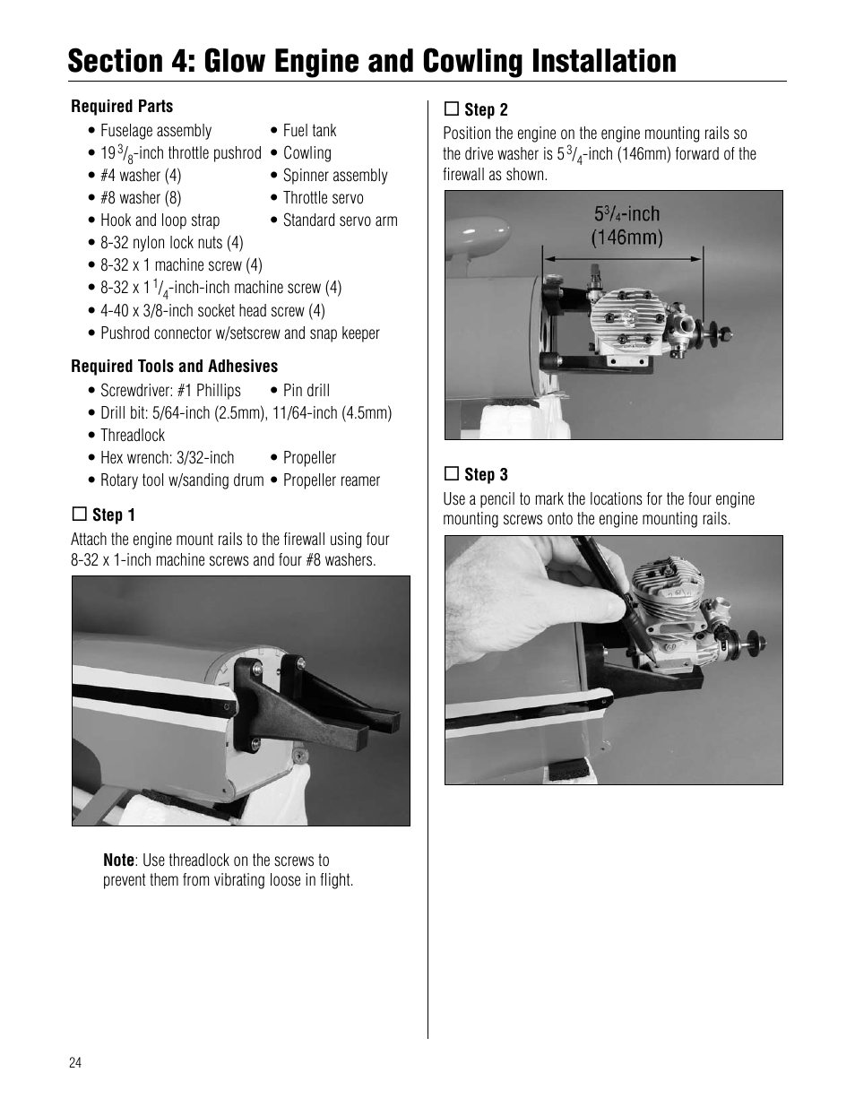 Hangar 9 Pulse XT 60 ARF User Manual | Page 24 / 48