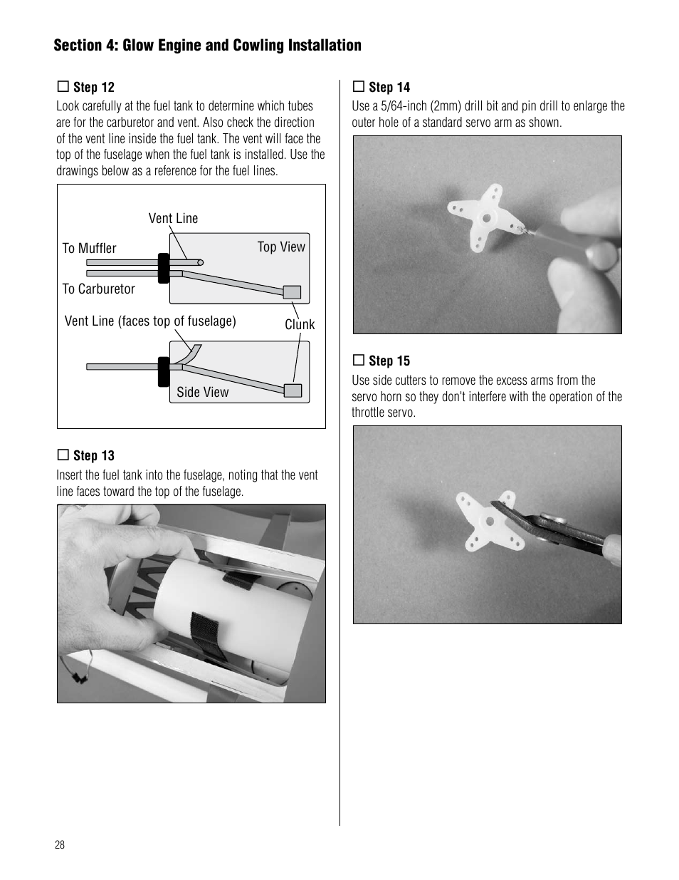 Hangar 9 Pulse XT 60 ARF User Manual | Page 28 / 48