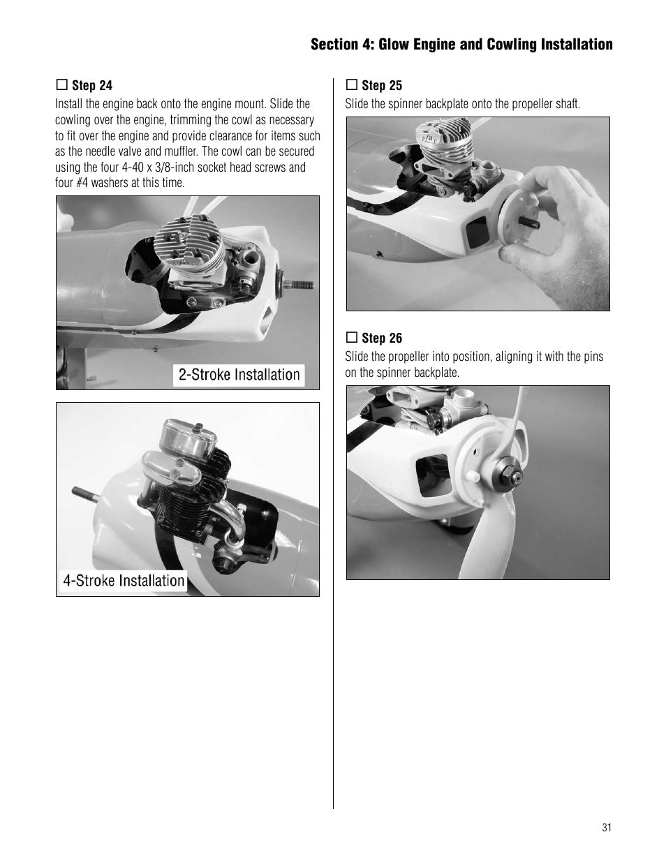 Hangar 9 Pulse XT 60 ARF User Manual | Page 31 / 48