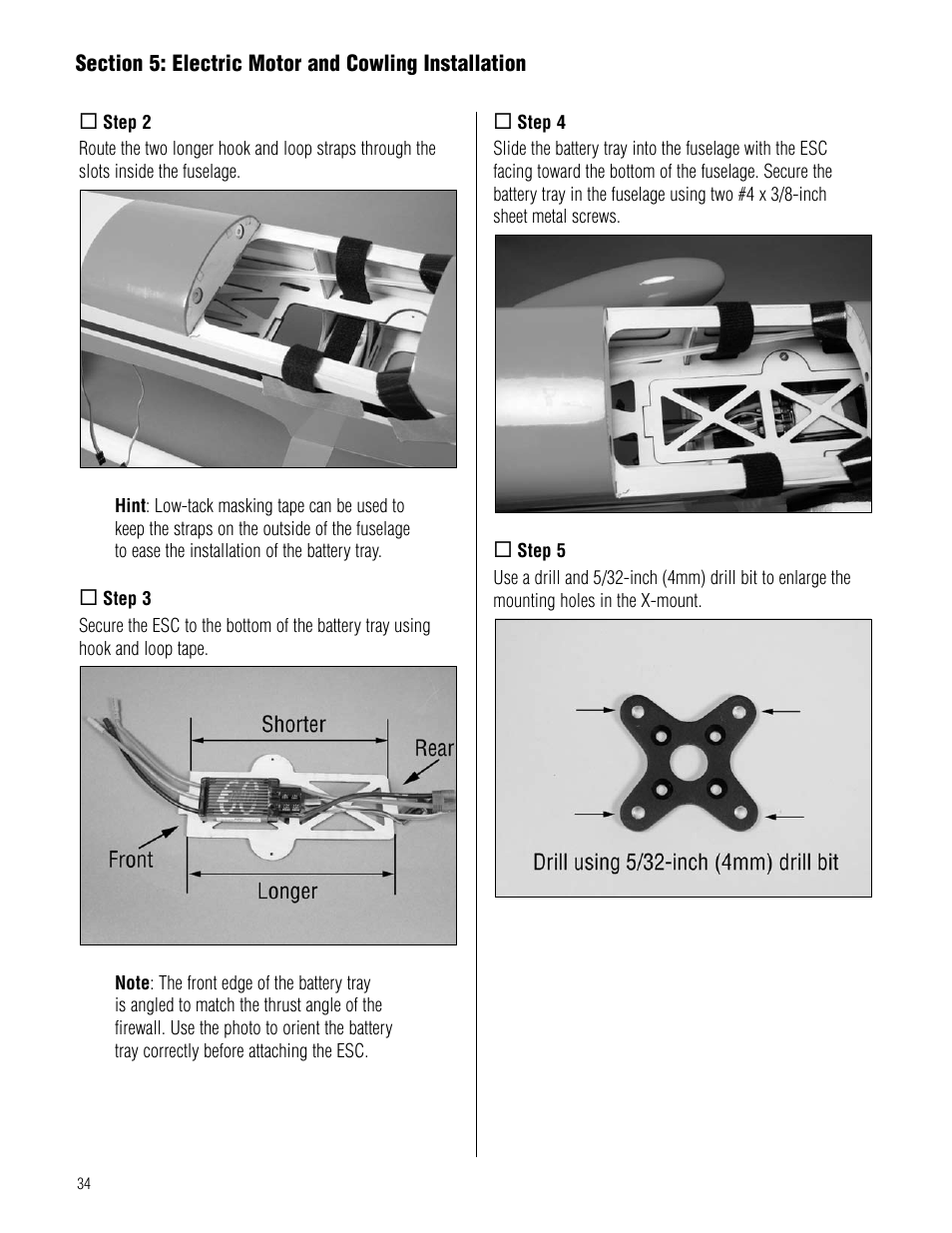 Hangar 9 Pulse XT 60 ARF User Manual | Page 34 / 48