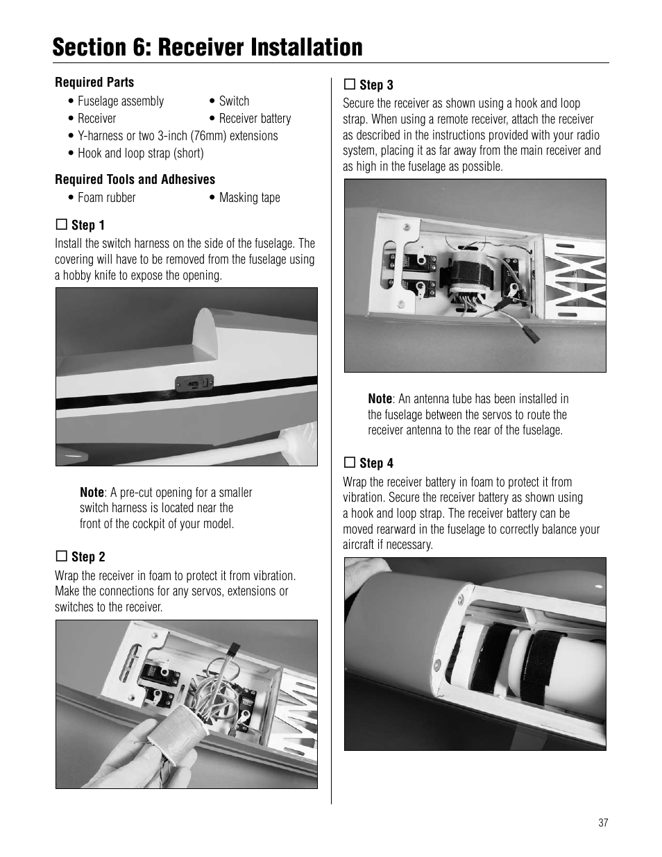 Hangar 9 Pulse XT 60 ARF User Manual | Page 37 / 48