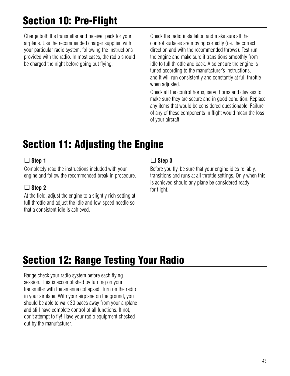 Hangar 9 Pulse XT 60 ARF User Manual | Page 43 / 48